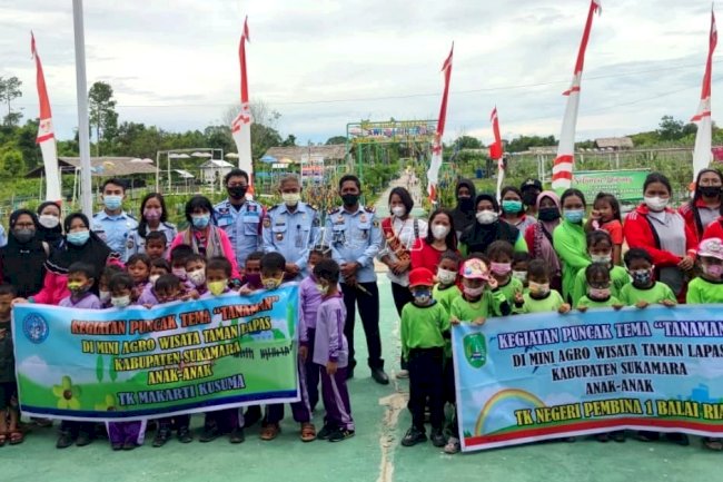 Agrowisata Gawi Barinjam Lapas Sukamara Jadi Pilihan Sarana Edukasi Anak Usia Dini