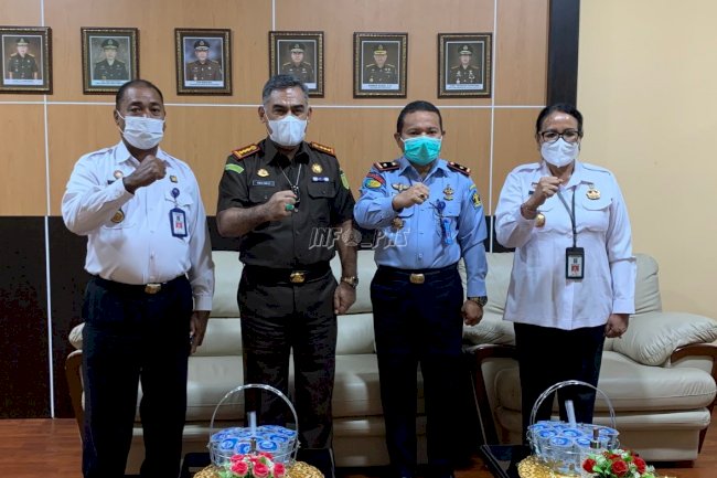 Rutan Ambon Terus Bangun Sinergi dengan Kejari & PN Ambon