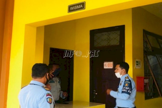 Satops Patnal LPKA Ambon Lakukan Kontrol Pos Jaga, Wisma, dan Dapur