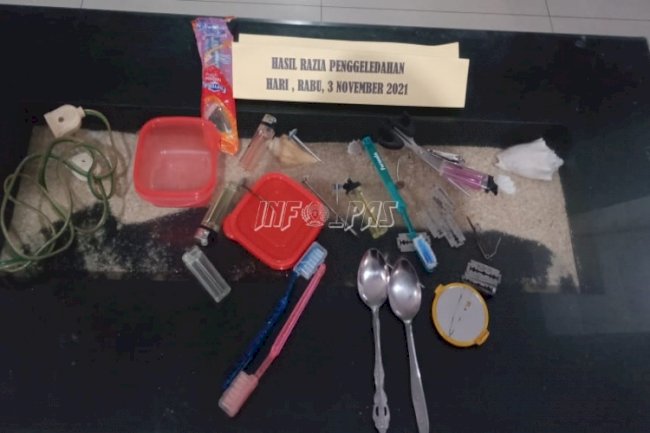 Berantas Halinar, Lapas & Rutan Geledah Blok & Kamar Hunian WBP