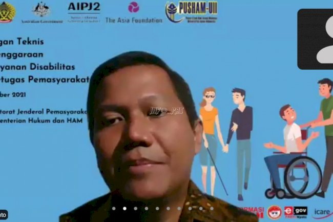 Optimalkan Unit Layanan Disabilitas, Ditjenpas Berikan Bimtek Online Tahap I