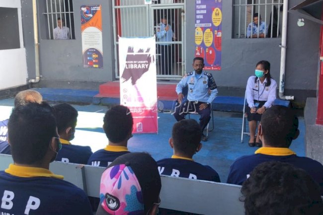 Lapas Banda Naira Sosialisasikan Tata Tertib Ruang Baca kepada WBP