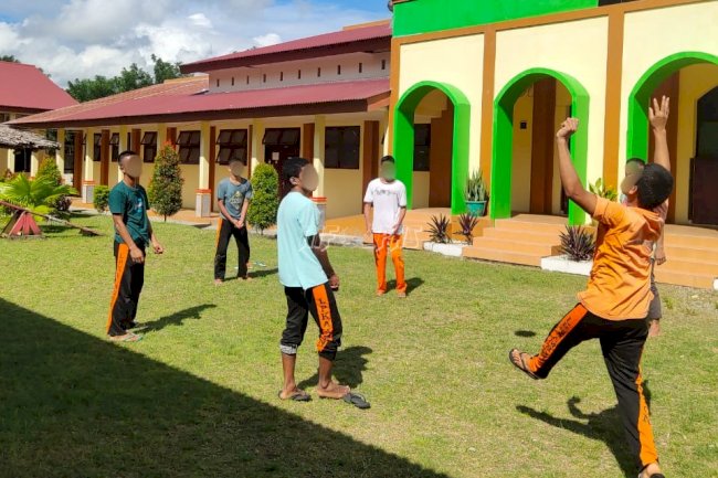 Anak & Petugas Pemasyarakatan Jaga Kebugaran dengan Olahraga