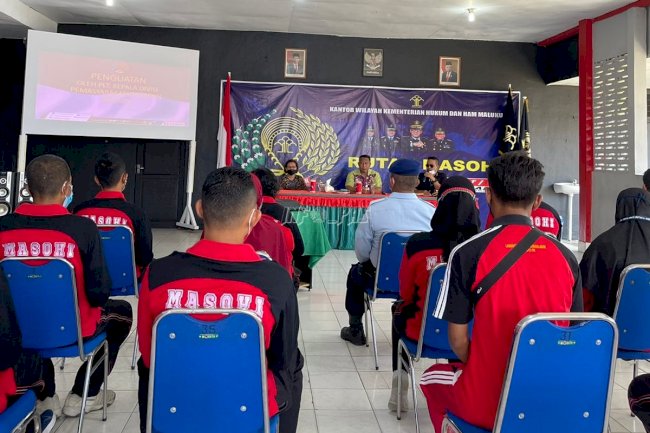 Tatap Muka dengan Jajaran Rutan Masohi, Plt. Kadivpas Maluku Tegaskan Sejumlah Hal