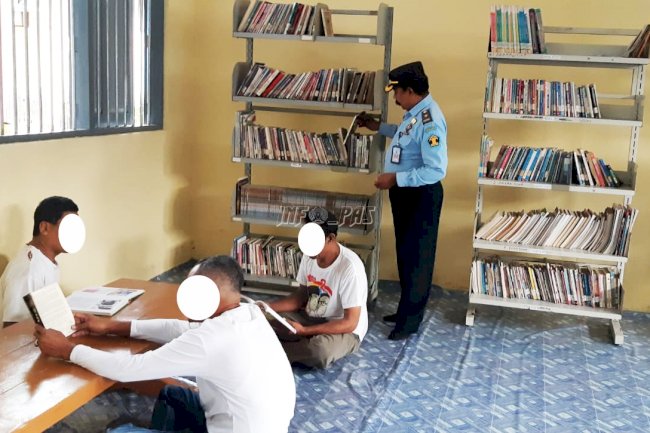 Optimalkan Minat Baca WBP, Rutan Ambon Tambah Buku Bacaan