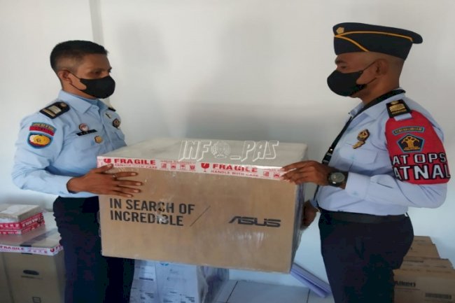 UPT Pemasyarakatan Maluku Terima Komputer & PC dari Ditjenpas