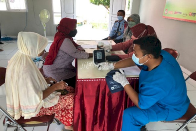 Bapas Pangkalan Bun-Puskesmas Madurejo Fasilitasi Skrining Kesehatan Petugas & Masyarakat