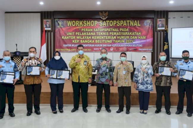 Lapas Tanjungpandan Raih 2 Penghargaan Kehumasan dari Kakanwil Babel