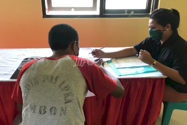 1 Anak LPKA Ambon Jalani Asesmen Adiksi