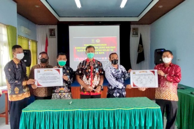 Lapas Palangka Raya Deklarasikan Zero Halinar