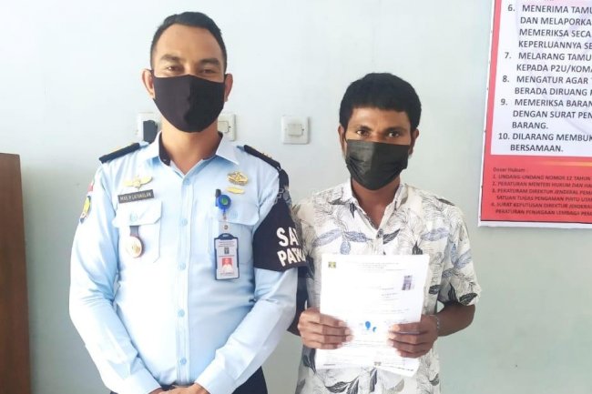 Dapat PB, Satu WBP Tinggalkan Lapas Dobo