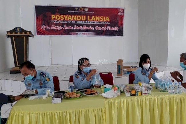 Posyandu Lansia Lapas Ambon Jamin Kesehatan WBP Lansia di Masa Pandemi