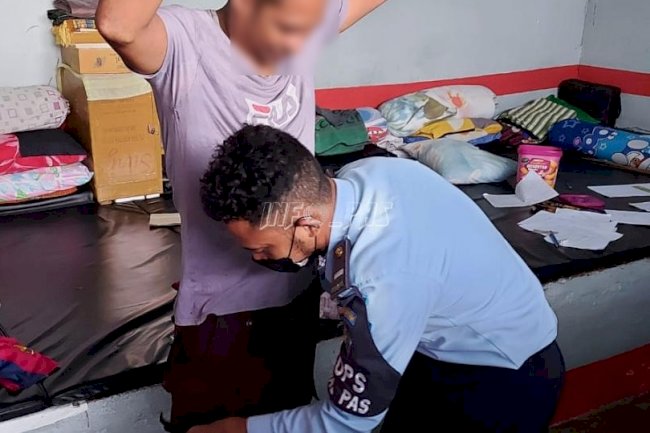 Cegah Gangguan Kamtib, Lapas Dobo Geledah Blok Hunian