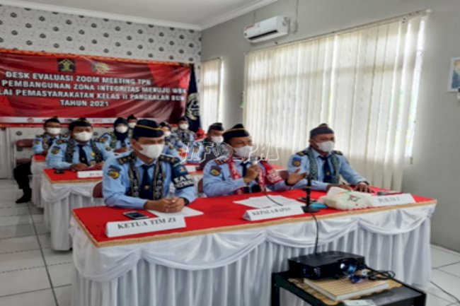 Bapas Pangkalan Bun Paparkan Inovasi pada Desk Evaluasi Menuju WBK
