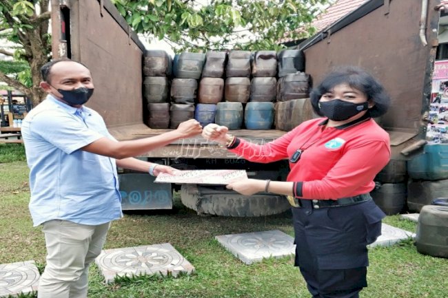 Rupbasan Palangka Raya Kembalikan Titipan Basan Menahun kepada Polresta Palangka Raya