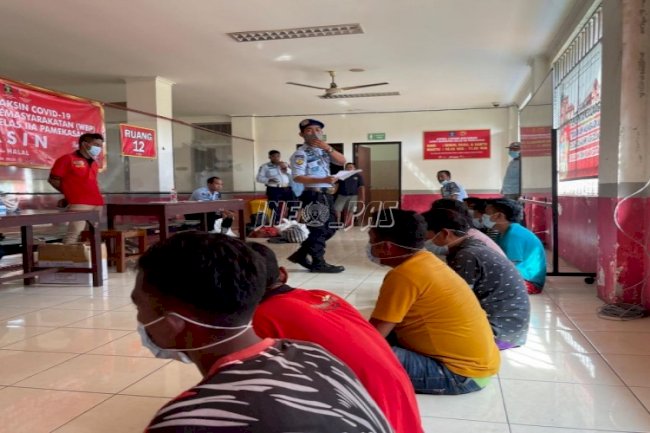 Terima Penghuni Baru, Lapas Terapkan Protokol Kesehatan