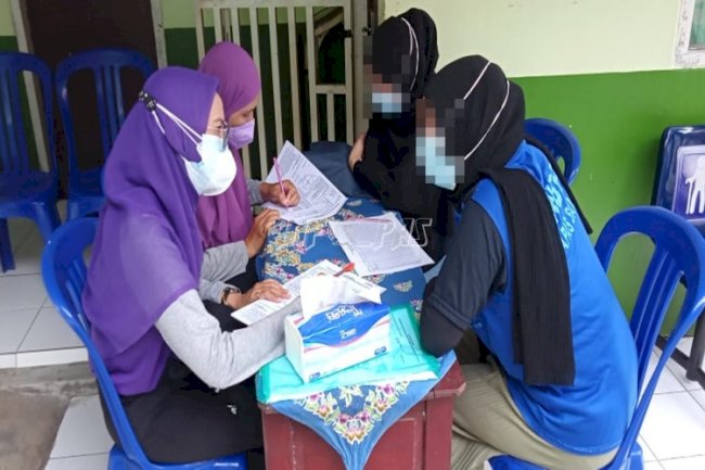 Terus Jaga Kesehatan WBP, Lapas Sampit Fasilitasi Skrining IVA