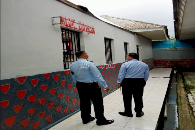 Pastikan Kondisi Aman, Karutan Ambon Cek Seluruh Area Rutan