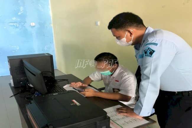 LPKA Ambon Fasilitasi Anak Belajar Secara Daring