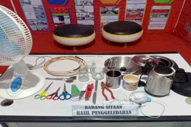 Wujudkan Zero Halinar, Lapas Ambon Geledah Blok Hunian WBP