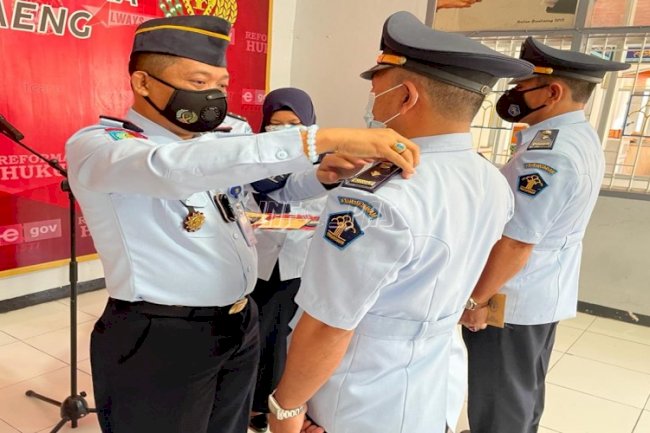 3 Petugas Rutan Bantaeng Naik Pangkat, Ini Janji Mereka