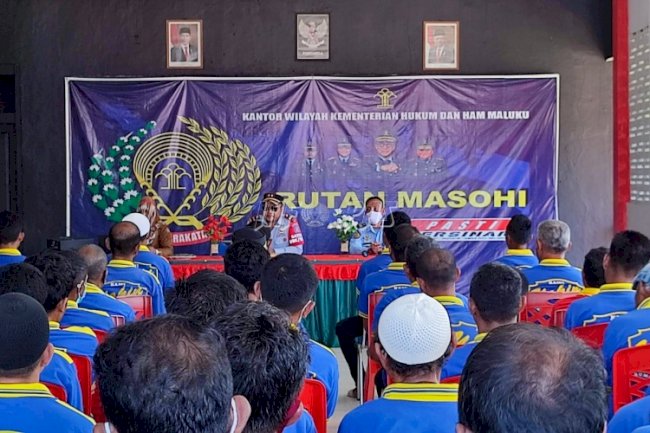 Rutan Masohi-Puskesmas Letwaru Gelar Penyuluhan HIV/AIDS bagi WBP
