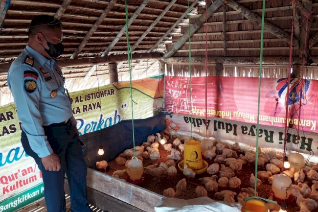 Lapas Palangka Raya Ternakkan 200 Anakan Ayam Pedaging