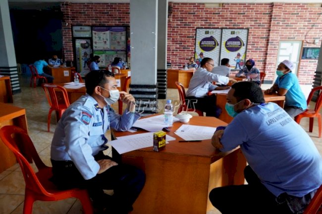 Ratusan WBP LPN Karang Intan Diskrining Jelang Pelaksanaan Rehabilitasi Sosial