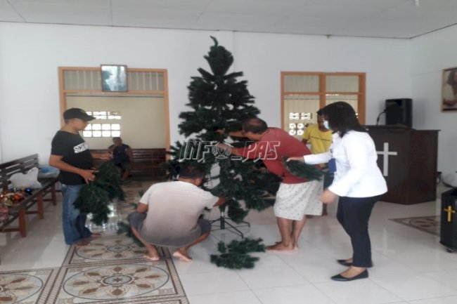 Gereja Solagracia Lapas Ambon Siap Menyambut Natal 2021