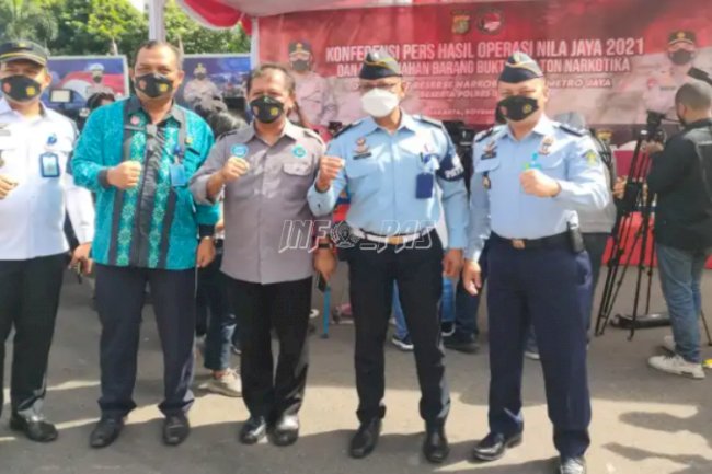 LPN Jakarta Hadiri Pemusnahan Narkotika 1,74 Ton di Polda Metro Jaya