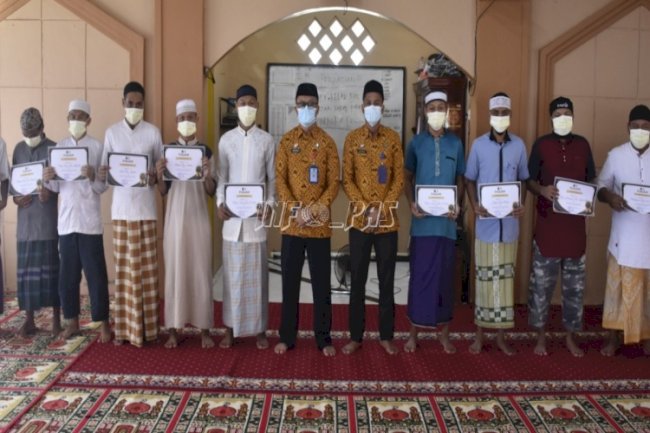 WBP Rutan Pinrang Raih Penghargaan dari Baznas Pinrang