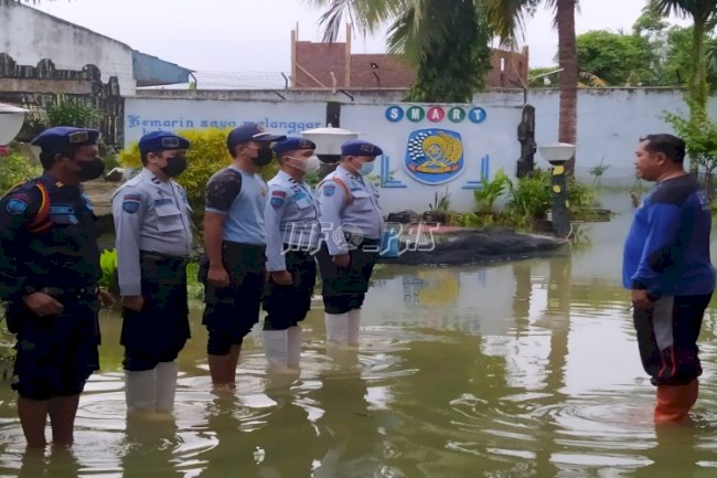 Rutan Barabai Dilanda Banjir, Aktivitas Pelayanan Tetap Berjalan