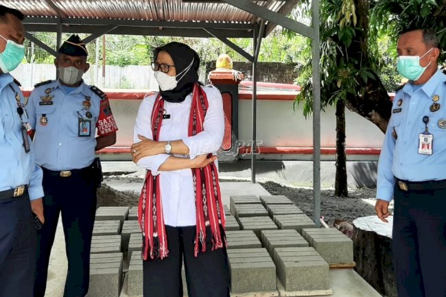 UPT Pemasyarakatan Maluku Sambut Kedatangan Kepala Balitbangkumham