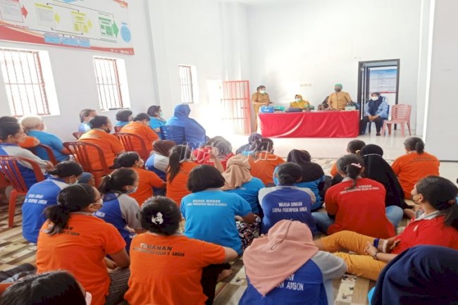 Cegah IMS, WBP LPP Ambon Ikuti Sosialisasi & Tes Darah 
