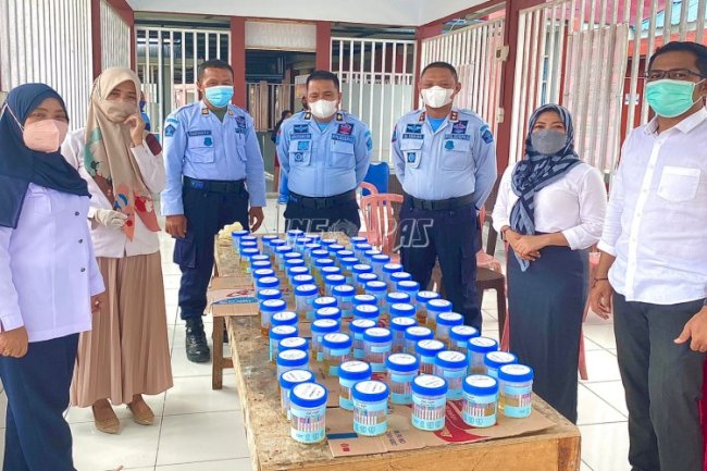 Rutan & BNNK Sinjai Gelar Tes Urine bagi Petugas & WBP
