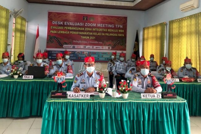 Kalapas Paparkan Upaya & Hasil Lapas Palangka Raya Bangun Zona Integritas