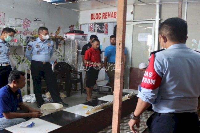 Tes Urine Mendadak, Seluruh WBP Rehabilitasi Lapas Padang Negatif Narkoba
