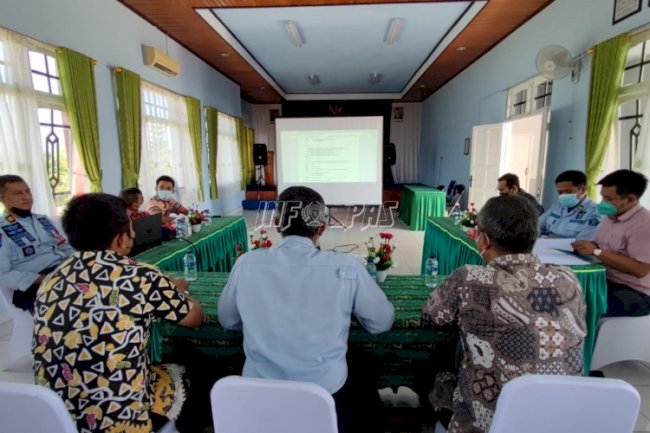 Lapas Palangka Raya Lakukan Pemeriksaan Hasil & Evaluasi Pembangunan Dapur Lapas