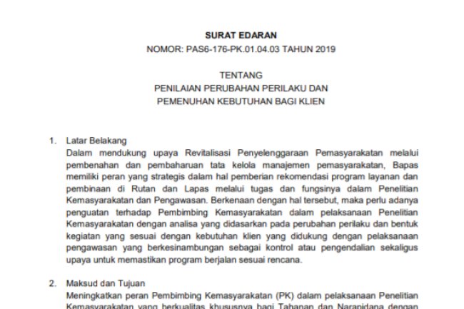 SE Penilaian Perubahan Perilaku dan Pemenuhan Kebutuhan bagi Klien