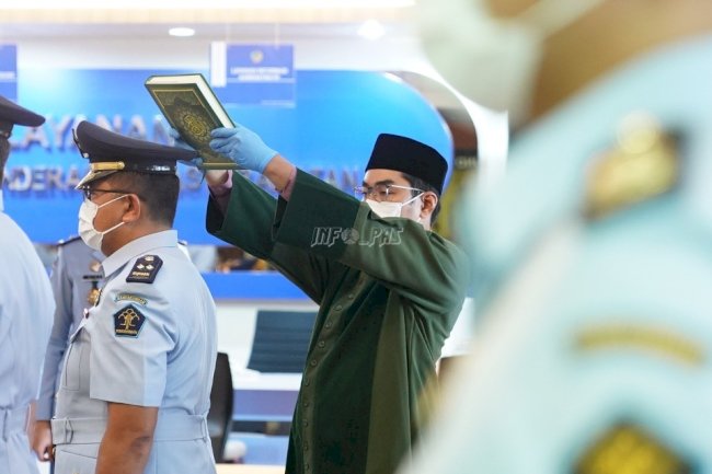 Perkuat Organisasi, Dirjenpas Lantik 15 Pejabat di Lingkungan Ditjenpas