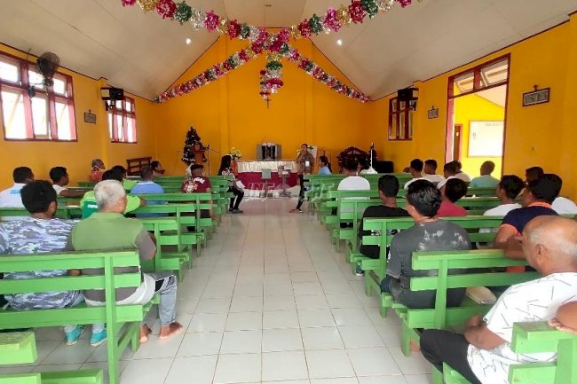 WBP Kristen Lapas Saumlaki Dibekali Pembinaan Kerohanian