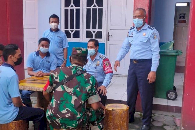 Staf Korem 102/Panju Panjung Kunjungi Lapas Palangka Raya