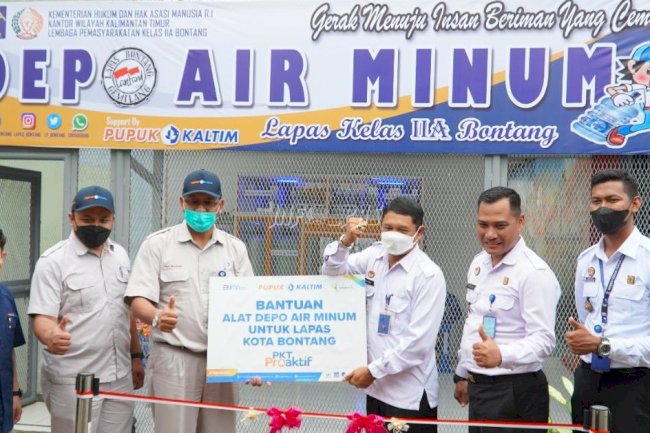 Lapas Bontang Resmikan Depot Air Minum bagi WBP