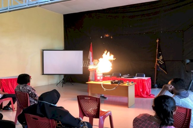 Antisipasi Kebakaran, LPKA Ambon Tingkatkan Pengetahuan Penggunaan Gas LPG