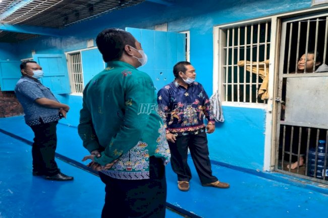Resmi Bertugas, Ka. KPLP Palangka Raya Tinjau Langsung Blok WBP