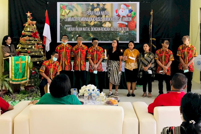 LPKA Ambon Rayakan Natal dengan Rendah Hati dan Setia