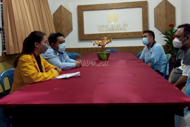 Lapas Palangka Raya Fasilitasi Penelitian Mahasiswa FH UPR