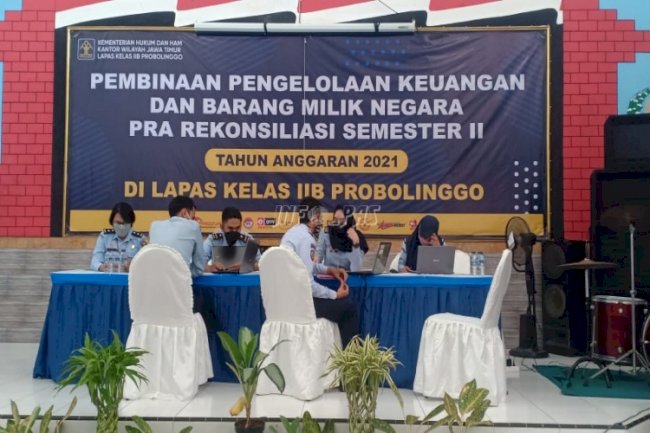 Lapas Jember Ikuti Pra Rekonsiliasi Data Keuangan & BMN Bersama Kanwil Jatim