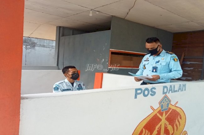 Satops Patnal Lapas Dobo Lakukan Pengontrolan Blok Hunian & Pos Jaga