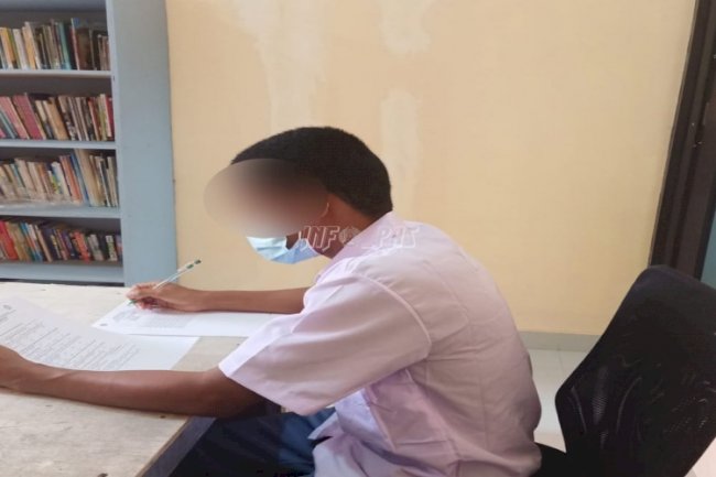 LPKA Ambon Fasilitasi 1 Anak Ujian Semester